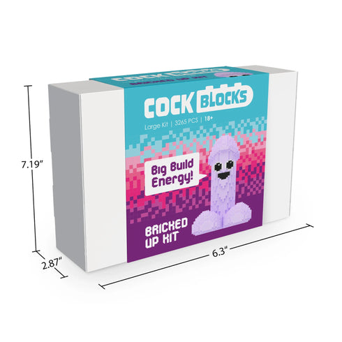 Juego de construcción de penes en 3D Cock Blocks Bricked Up