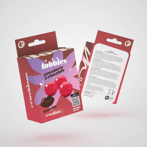 Crushious Lubbies Kissable Oil Balls Strawberry & Chocolate