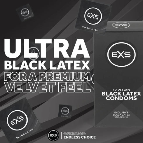 EXS Black Latex 12 Pack