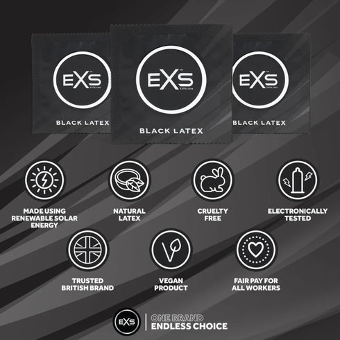 EXS Black Latex 48 Pack