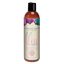 Front studio shot of the compact 60 ml (2 fl oz) amber bottle of Intimate Earth Bliss clove-infused water-based anal relaxing glide with pure vegan certification logo.
