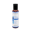 Front studio product view of the travel-sized 60 ml (2 fl oz) amber bottle of Intimate Earth Moon Bloom extra sensitive natural water comfort glide.