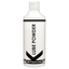 A white plastic bottle of K-Lube Powder by M&K Products Limited. The label is minimalist, featuring bold black vertical text that reads "LUBE POWDER" and a large stylized "K" at the bottom. Two black horizontal bands wrap around the top and bottom of the label. The bottle has a white flip-top cap.