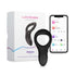 Anillo vibrador en forma de C Lovense Diamo, controlado mediante aplicación, negro