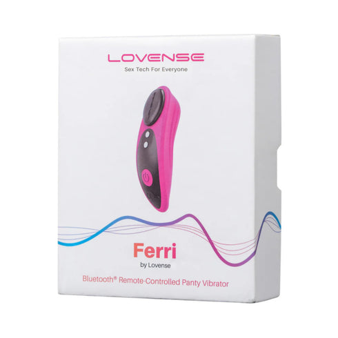 Masajeador de bragas para el clítoris con vibración, control mediante aplicación y fijación magnética Lovense Ferri
