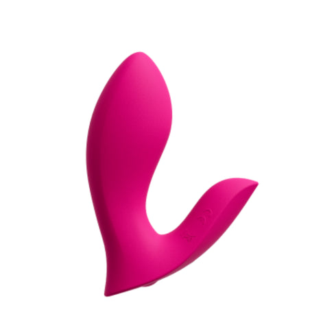 Masajeador de panty vibratorio doble Lovense Flexer con control mediante app Pink