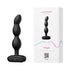 Bolas anales vibratorias y giratorias Lovense Ridge con control mediante app, negras