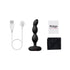 Bolas anales vibratorias y giratorias Lovense Ridge con control mediante app, negras