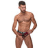 Tanga y anillo en C The Ultimate Duo de Male Power, burdeos, L/XL