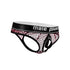 Tanga y anillo en C The Ultimate Duo de Male Power, burdeos, L/XL