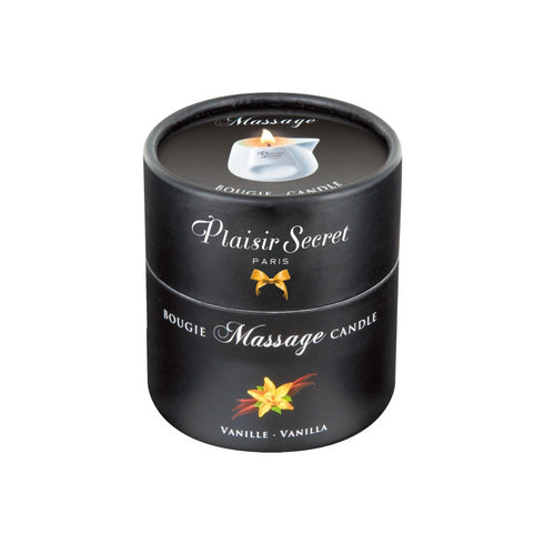 Plaisir Secret Vanilla Massage Candle 2.7 fl.oz