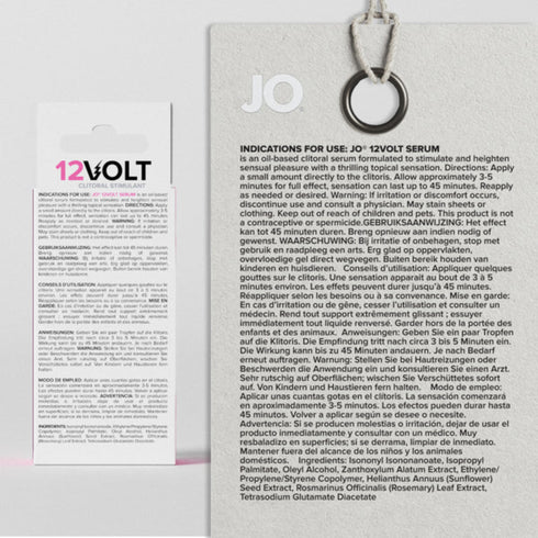 System JO 12VOLT Clitoral Stimulant Enhanced 10ml