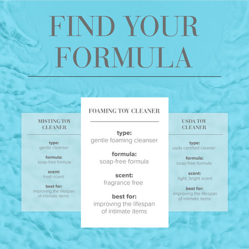 JO Refresh Limpiador de juguetes en espuma Sin fragancia