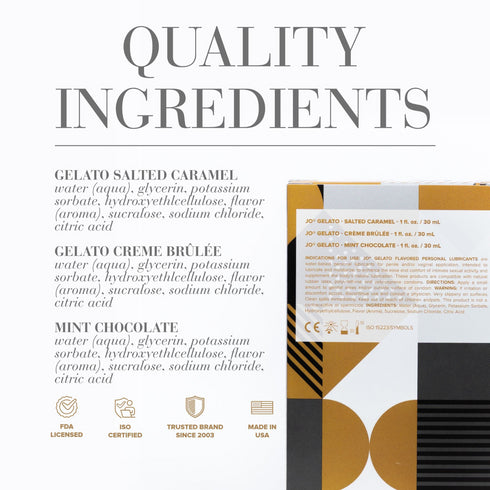 JO Edición Limitada Tri Me Triple Pack GELATO