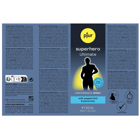 pjur Superhero Ultimate Peppermint & Paracress 20ml