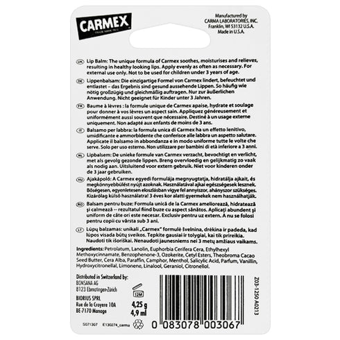 Carmex Click Stick Bálsamo labial 4.25g