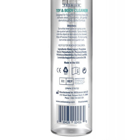 Swiss Navy Toy &Body Cleaner 117ml