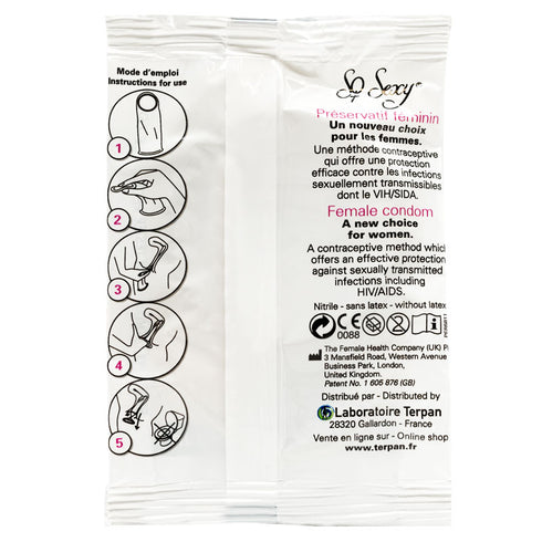 Pack 10 Condones Femeninos So Sexy