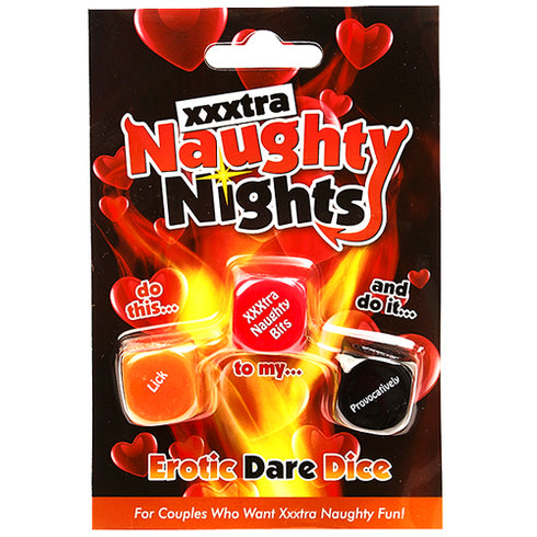 XXXtra Naughty Nights Erotic Dare Juego de dados