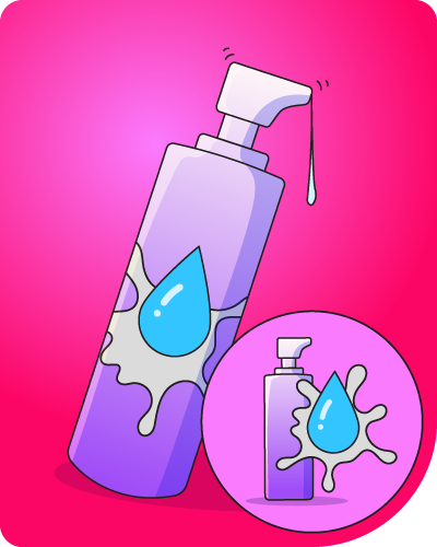 Mezcla de silicona y agua