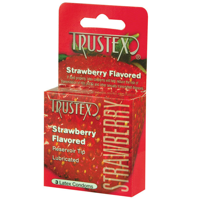 Trustex Strawberry Box 3 | WorldCondoms Imagen principal del producto