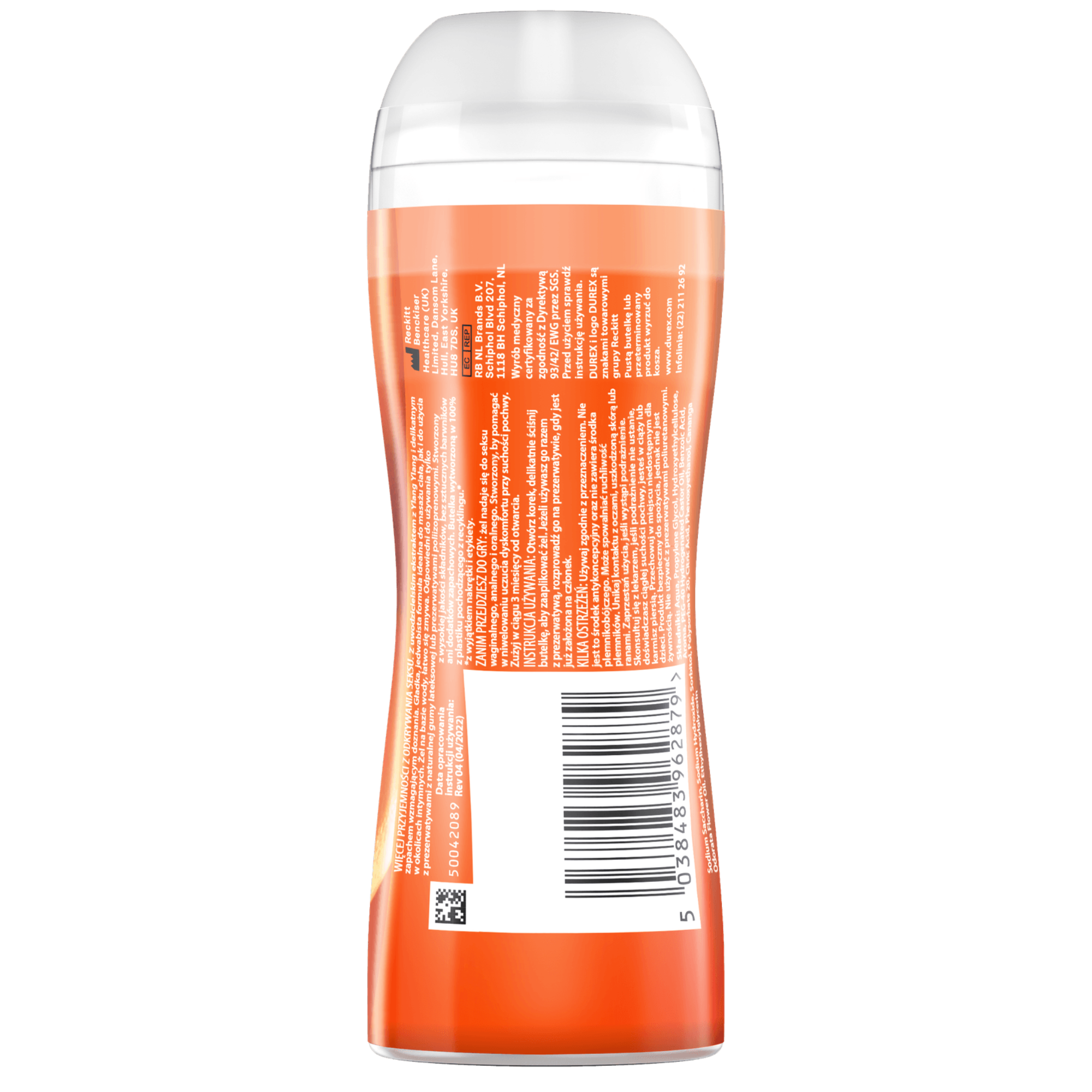 Durex Play Sensual 2 in 1 Lubricante son sabor 200ml Imagen secundaria del producto