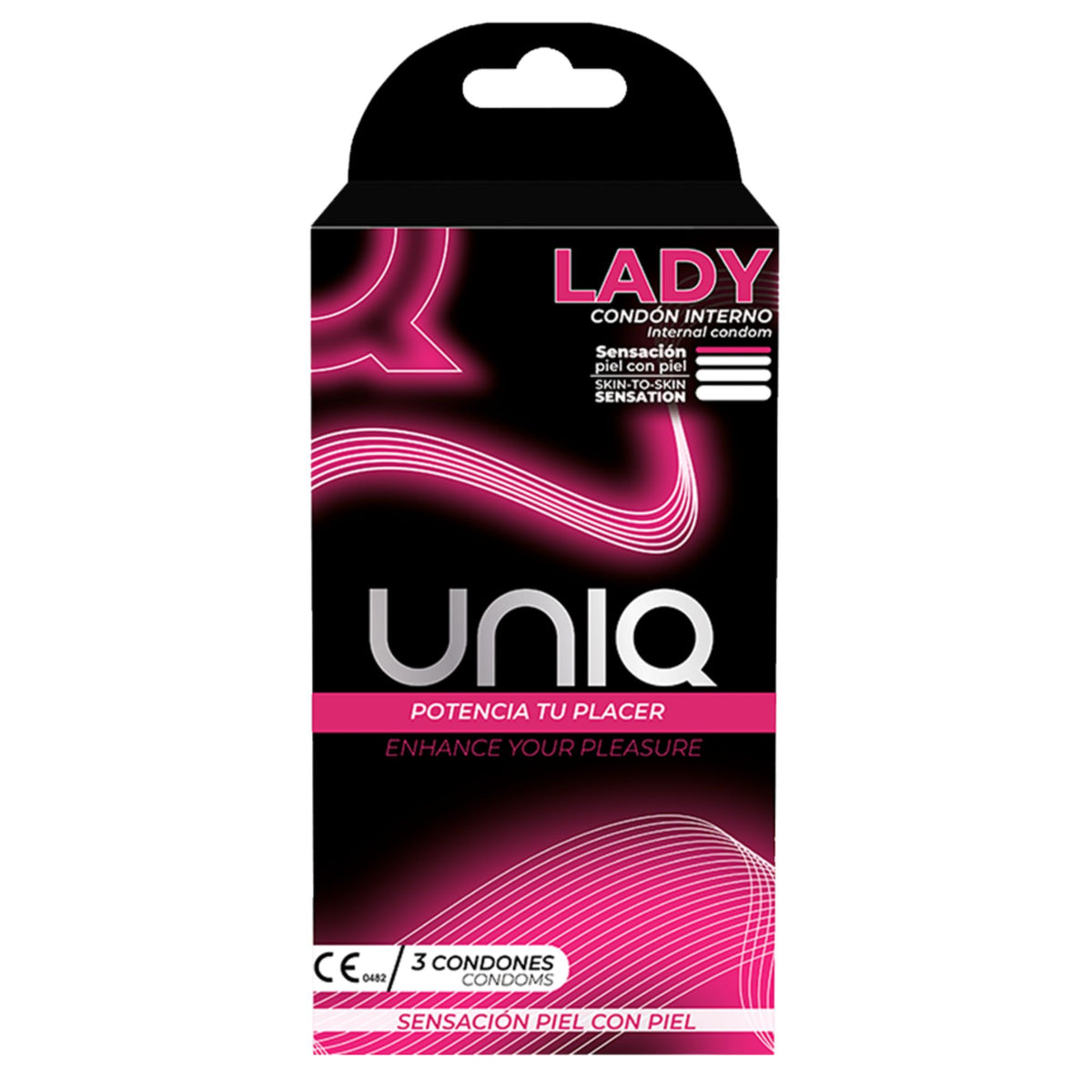 Uniq Condones femeninos Lady paquete de 3 Imagen principal del producto