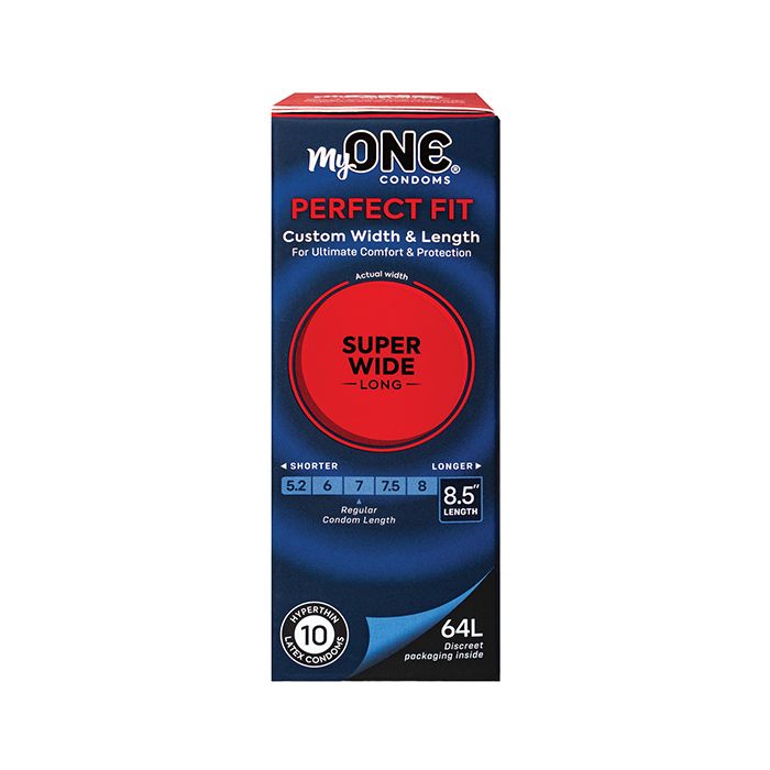 My One Super Wide & Long Box 10 | WorldCondoms Imagen principal del producto