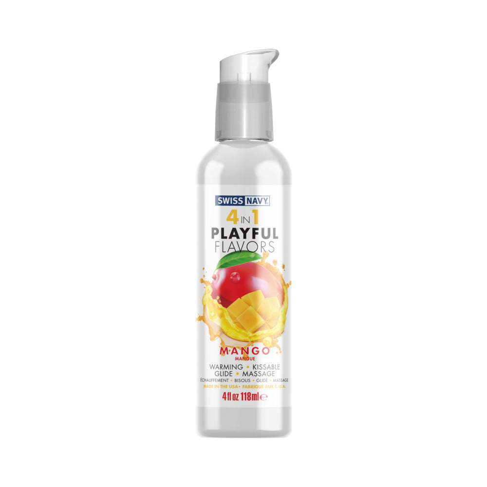 Swiss Navy 4 en 1 Sabores Divertidos Mango  Imagen secundaria del producto