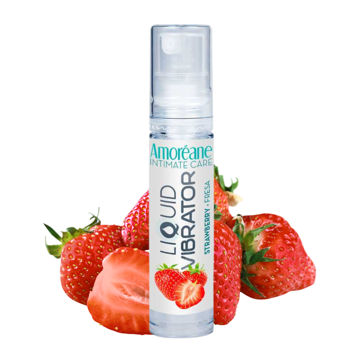 Amoreane Liquid Vibrator Strawberry 0.33 fl.oz Imagen principal del producto