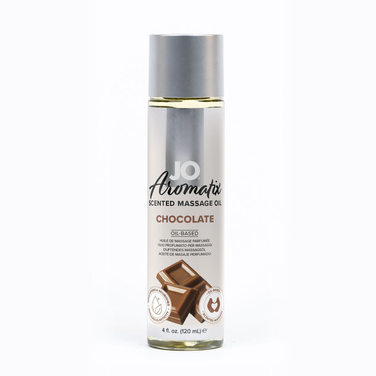 JO Aromatix Massage Oil Chocolate 4 fl.oz Imagen principal del producto