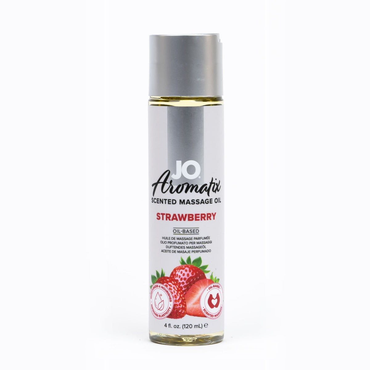 JO Aromatix Massage Oil Strawberry 4 fl.oz