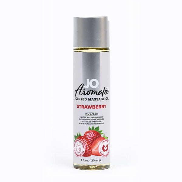 JO Aromatix Massage Oil Strawberry 4 fl.oz