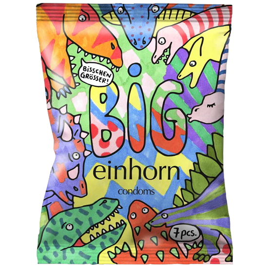 Einhorn Tyrannosaurus Sex Pack 7 | WorldCondoms Imagen principal del producto
