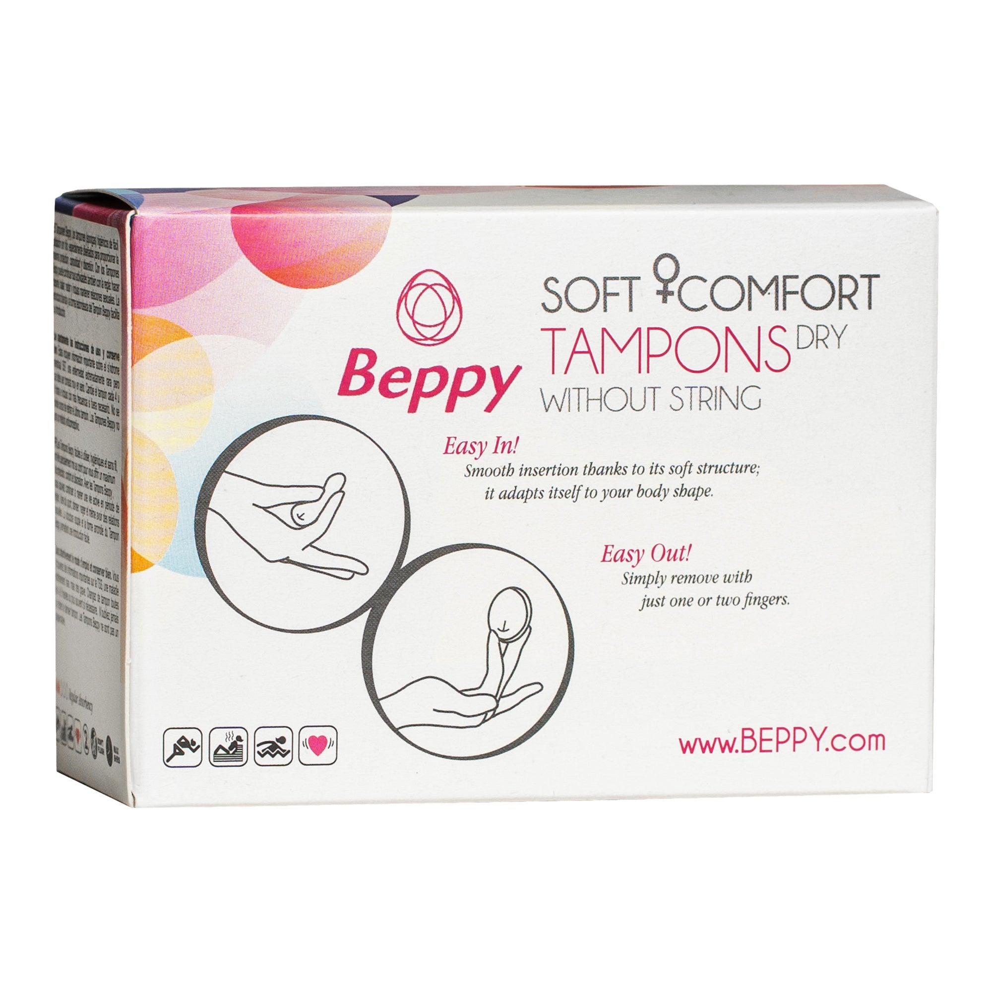 Tampones Beppy Soft Comfort Dry, caja de 2 Imagen secundaria del producto