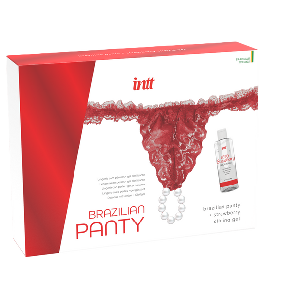 intt Brazilian Red Panty & Lube Kit