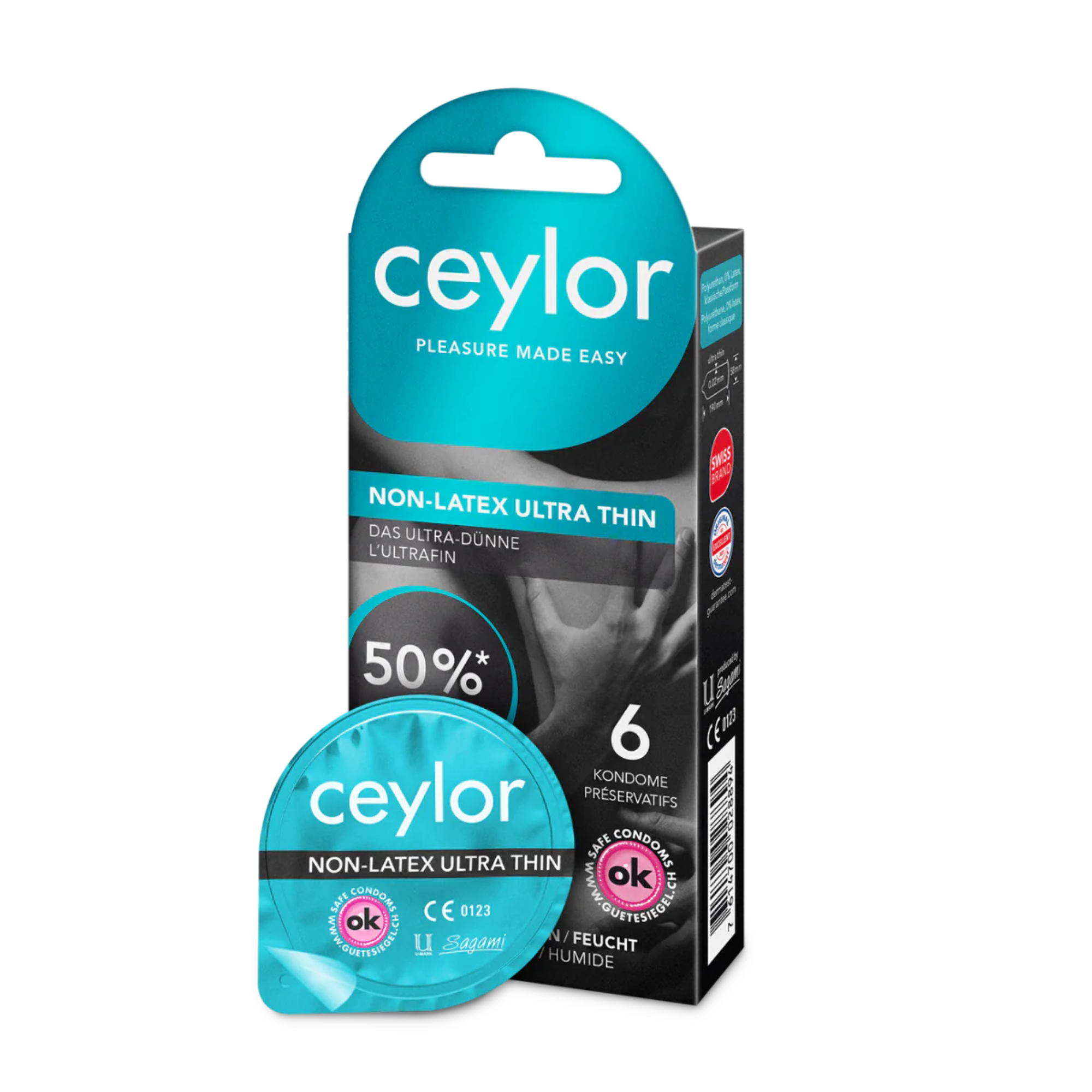 Caja de 6 Ceylor sin látex Imagen secundaria del producto