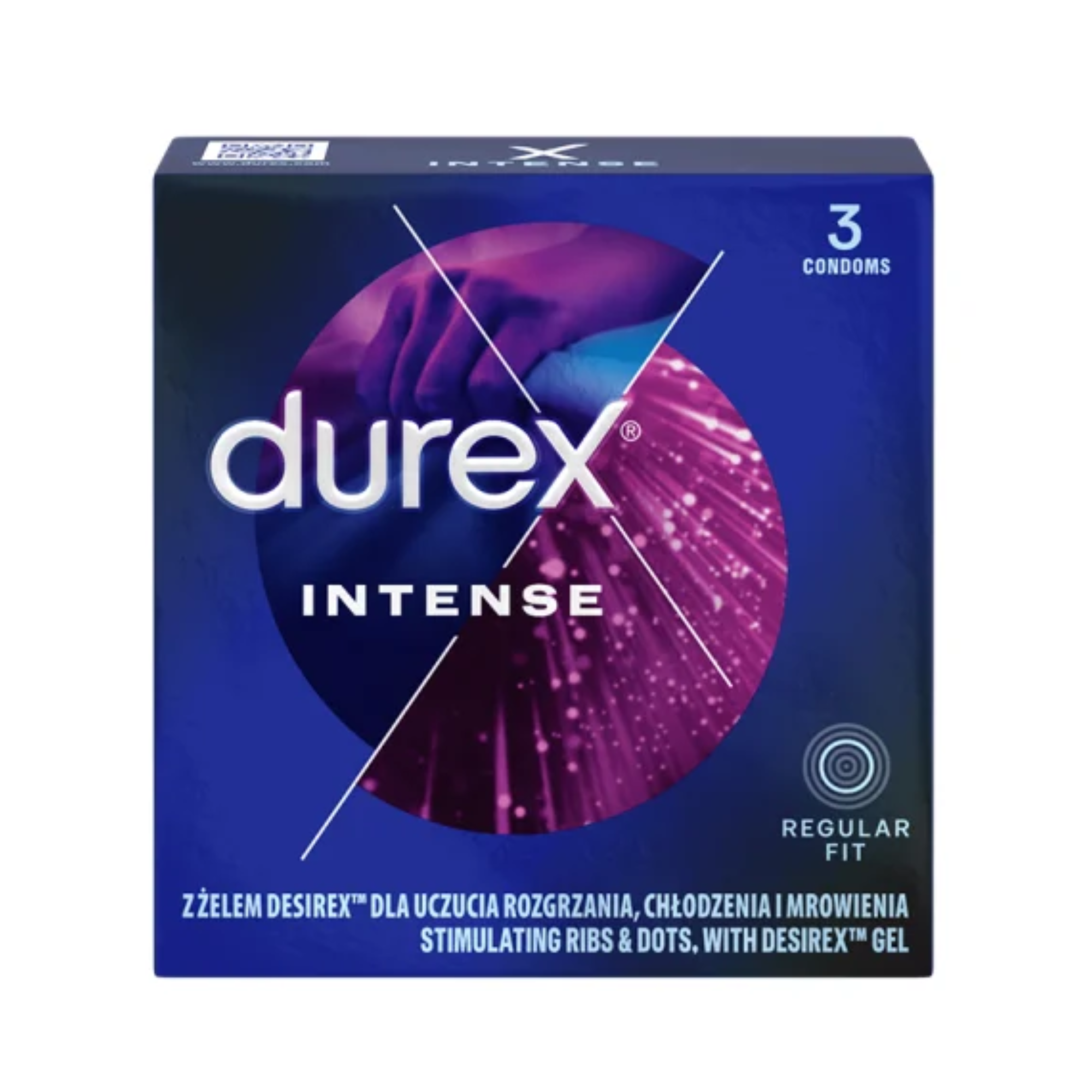 Durex Intense Paquete de 3 Imagen secundaria del producto