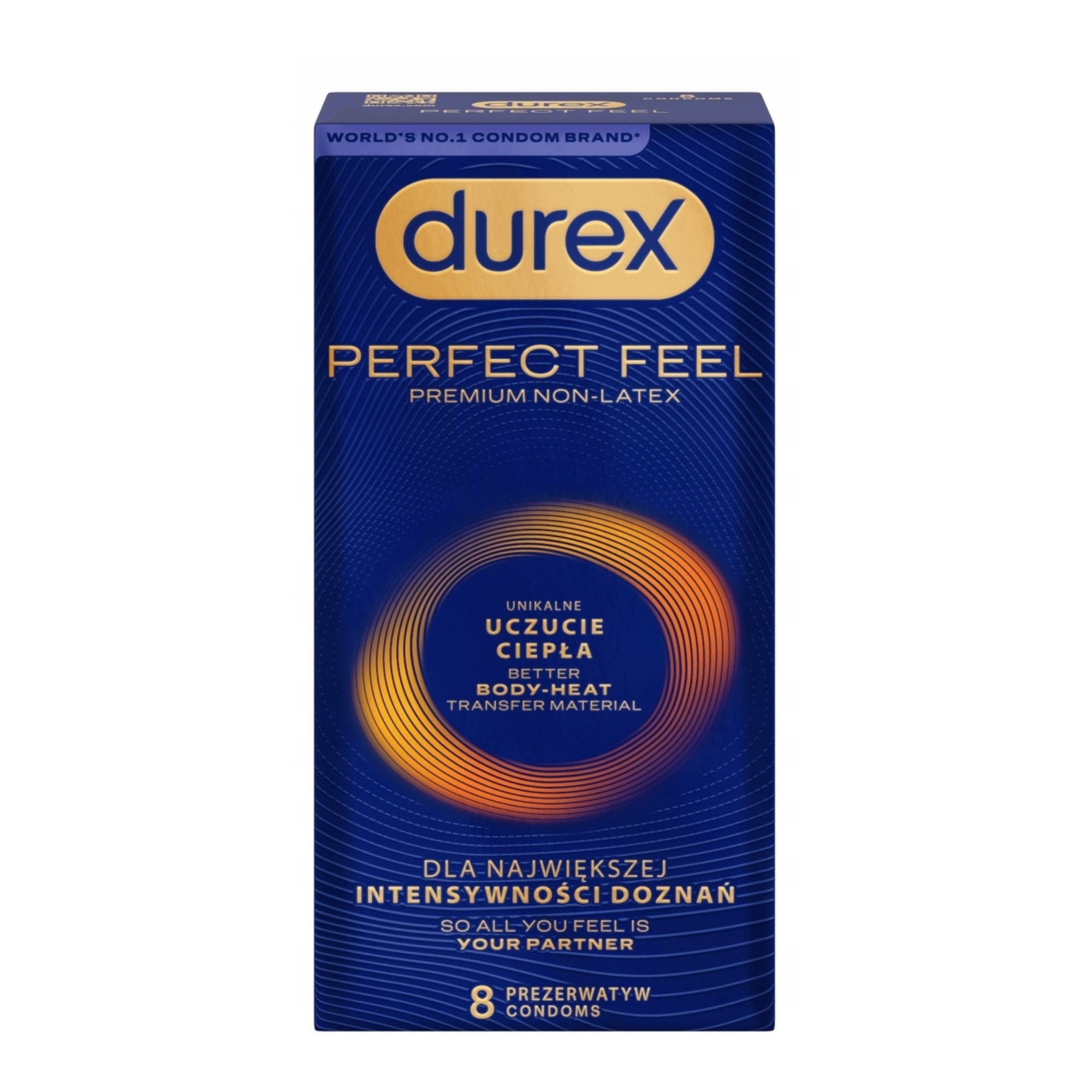 Durex Perfect Feel Sin látex Paquete de 8 Imagen secundaria del producto
