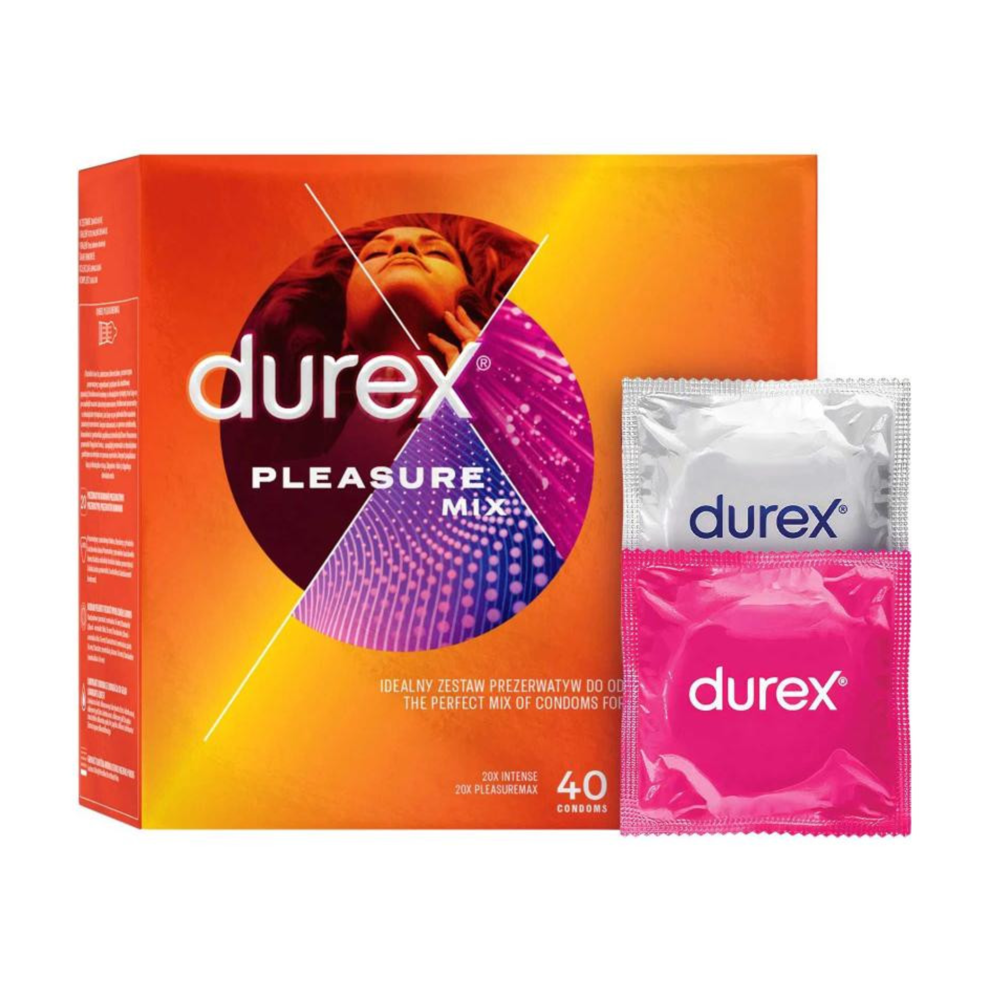 Durex Pleasure Mix Caja de 40 Imagen secundaria del producto