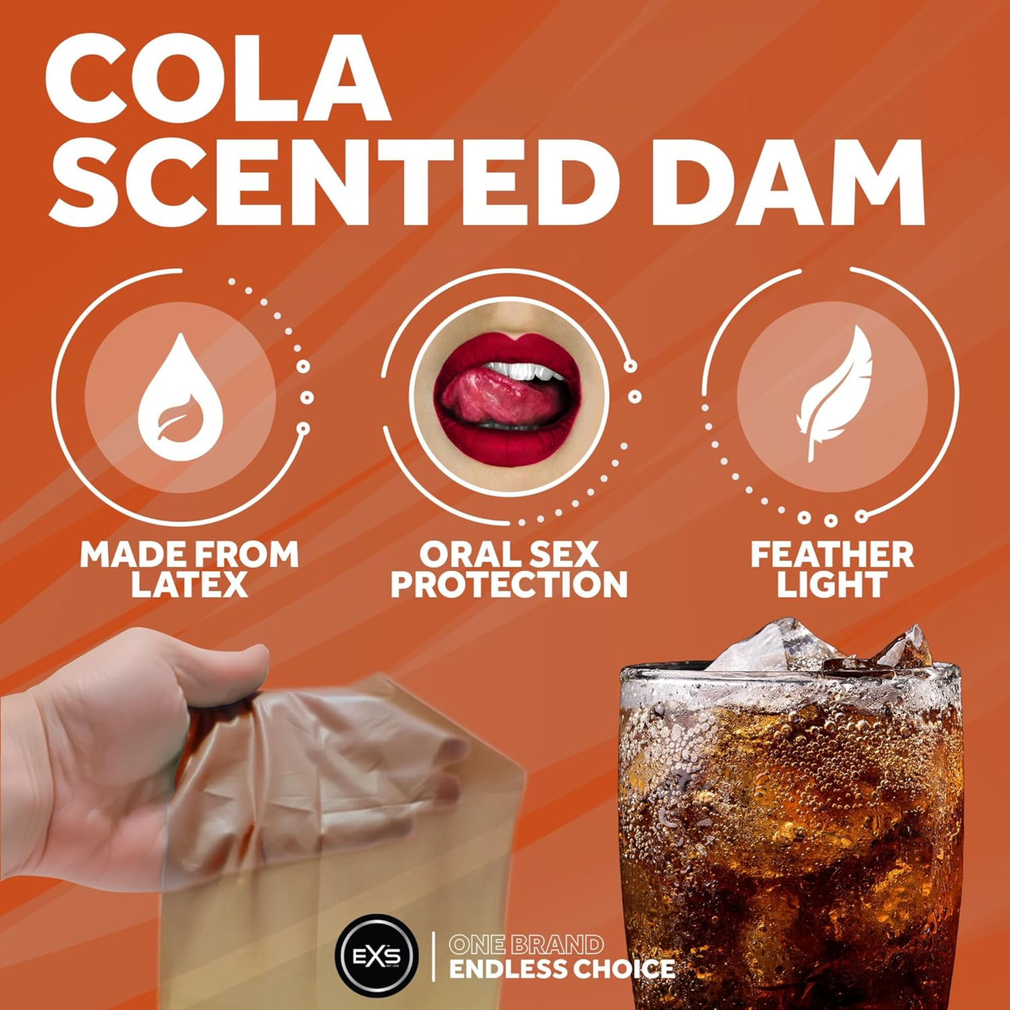 EXS Oral Dams Cola Imagen secundaria del producto
