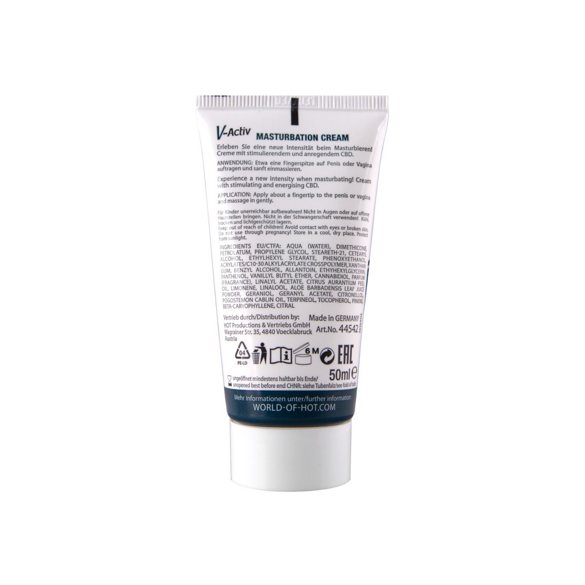 HOT V Activ Unisex Masturbation Cream 1.7 fl.oz