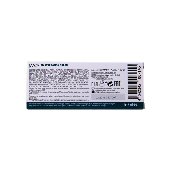 HOT V Activ Unisex Masturbation Cream 1.7 fl.oz