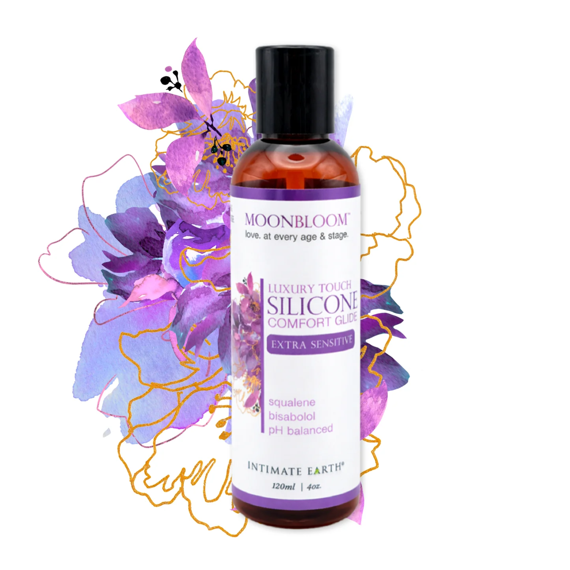 Deslizamiento de silicona de tacto lujoso Comfort Glide Moon Bloom de Intimate Earth Imagen secundaria del producto