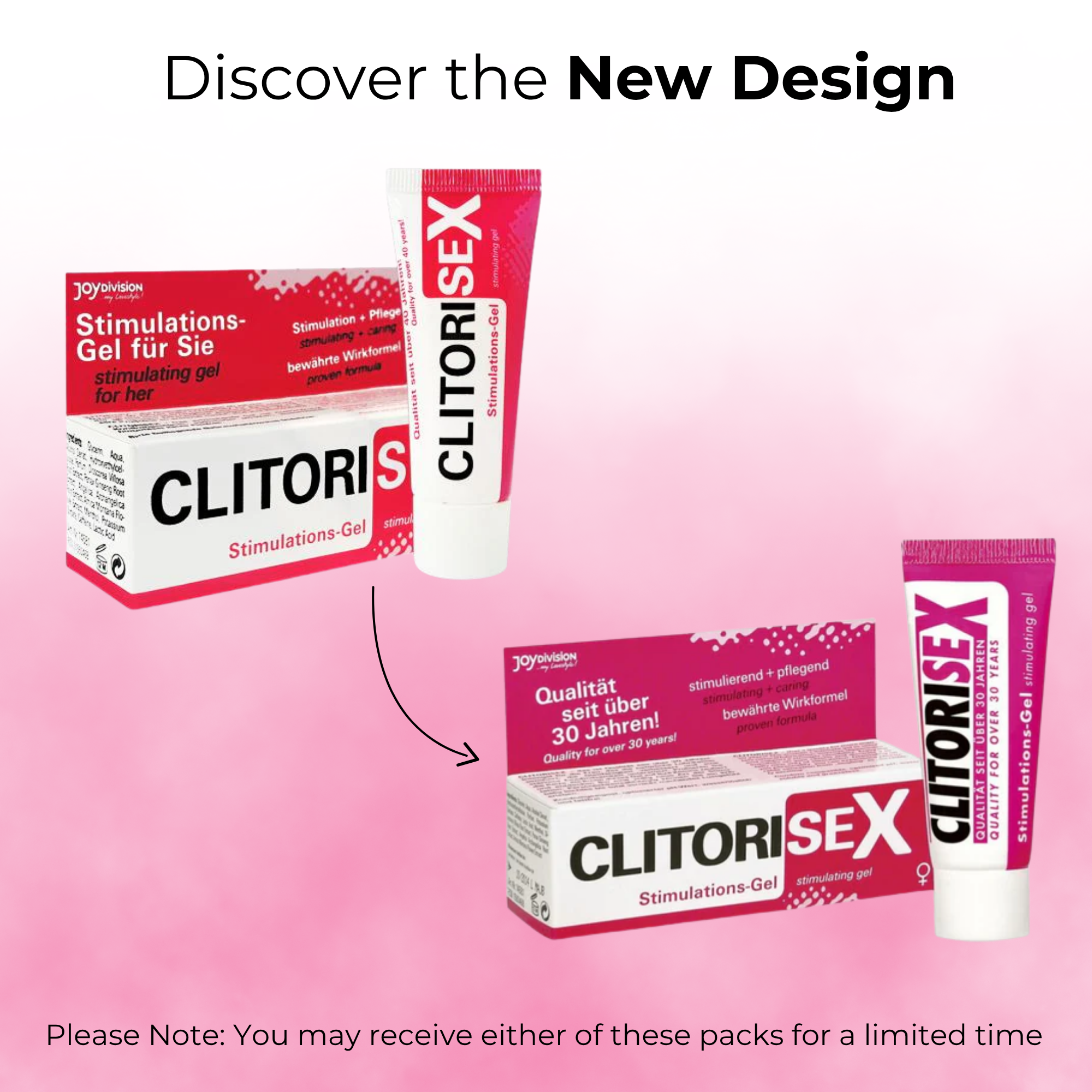 JOYDIVISION Clitorisex Stimulating Gel 25ml Imagen secundaria del producto
