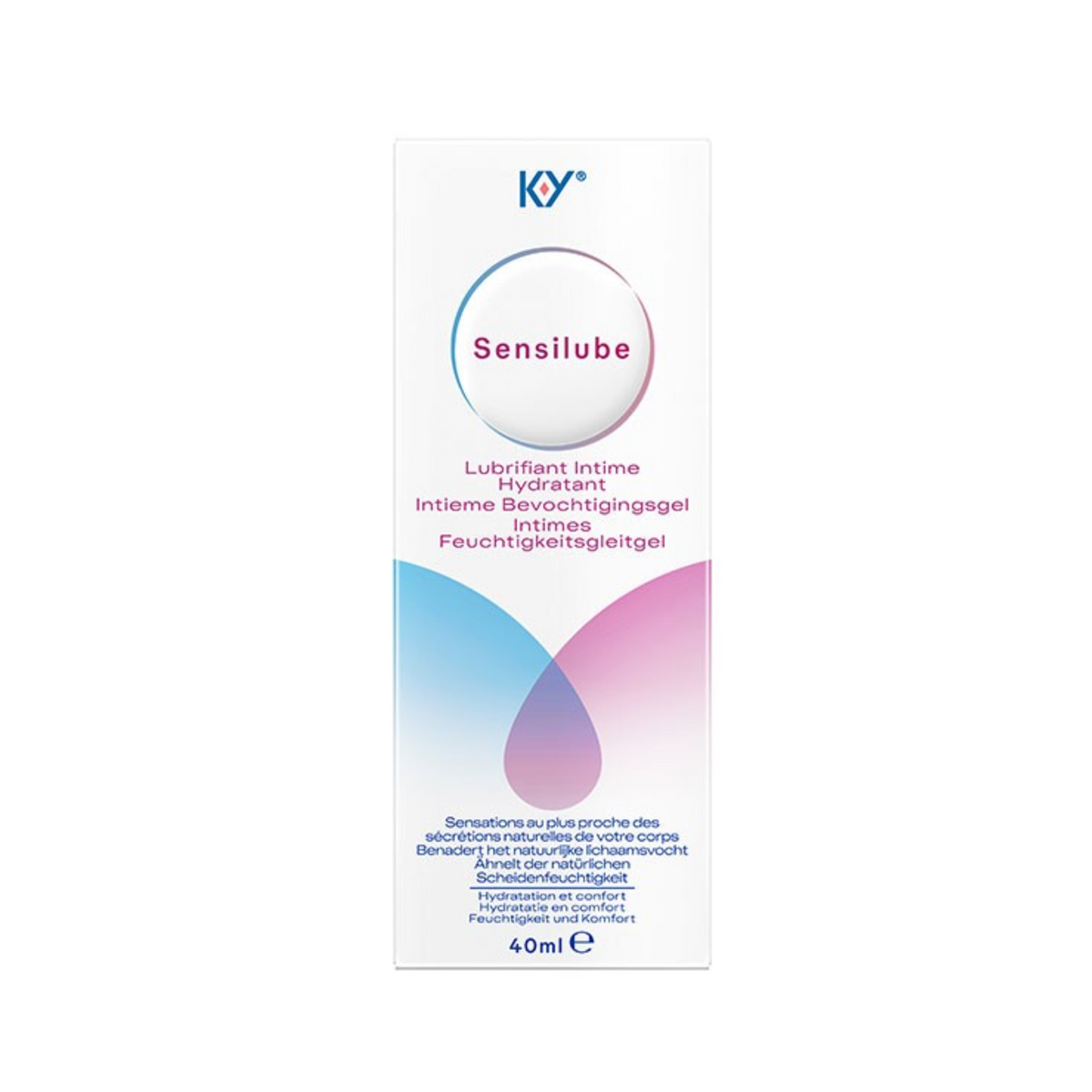 Durex Sensilube Intimate Moisturising Gel 40ml Imagen principal del producto
