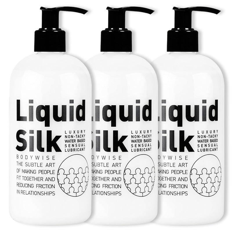 Liquid Silk 500ml Water-based luxury non-tacky lubricant Imagen principal del producto