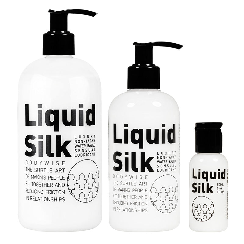 Liquid Silk Lube luxury non-tacky water based sensual lubricant 