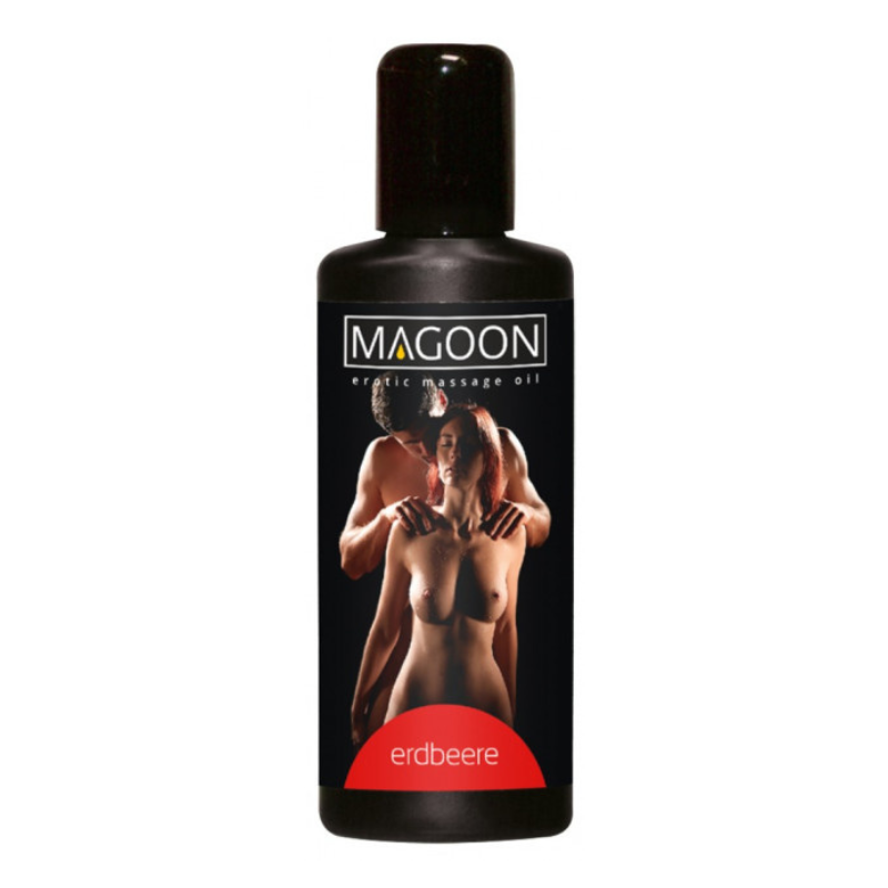 Magoon Erotic Massage Oil Erdbeere 100ml Strawberry scent massage oil