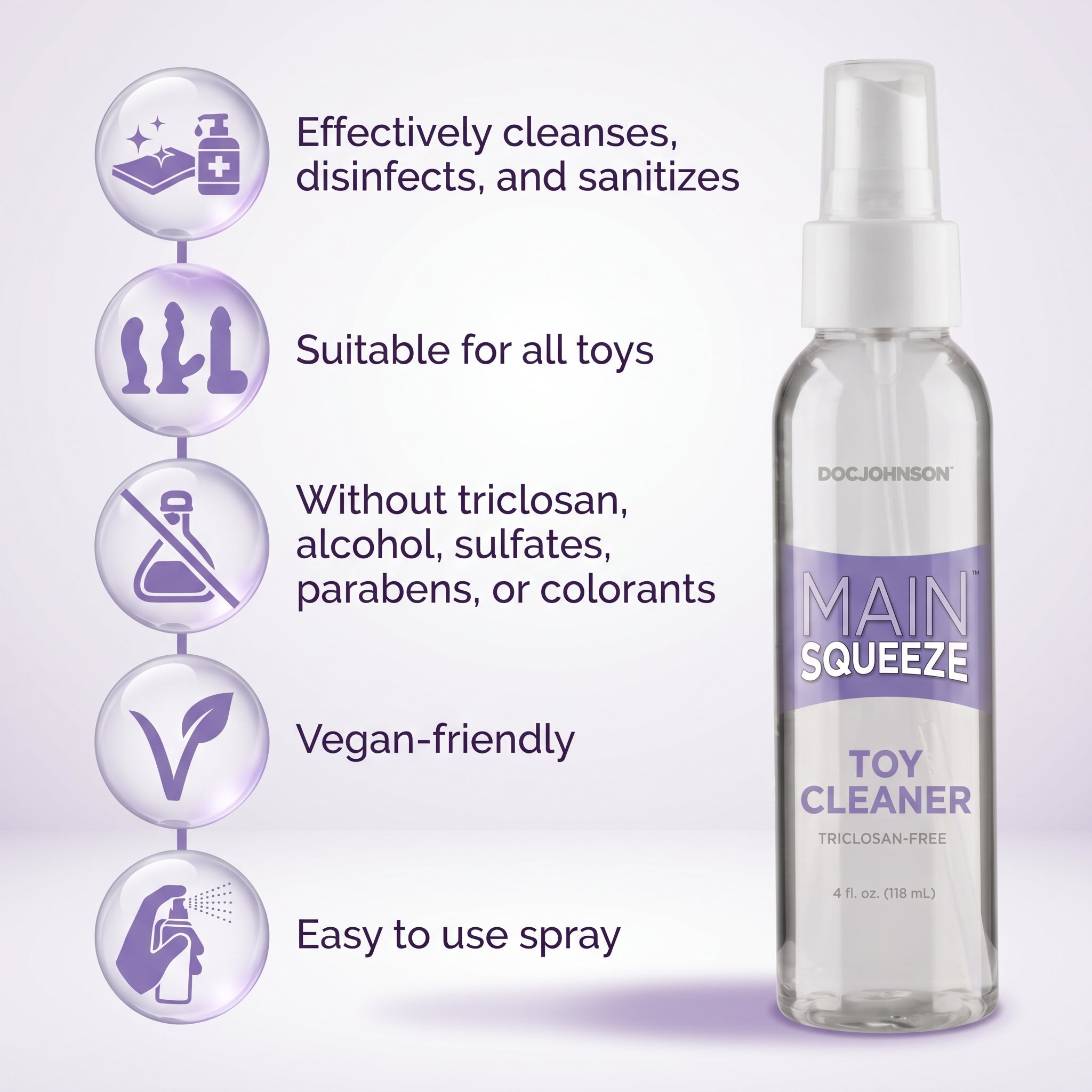 Limpiador de juguetes Main Squeeze 120 ml Imagen secundaria del producto